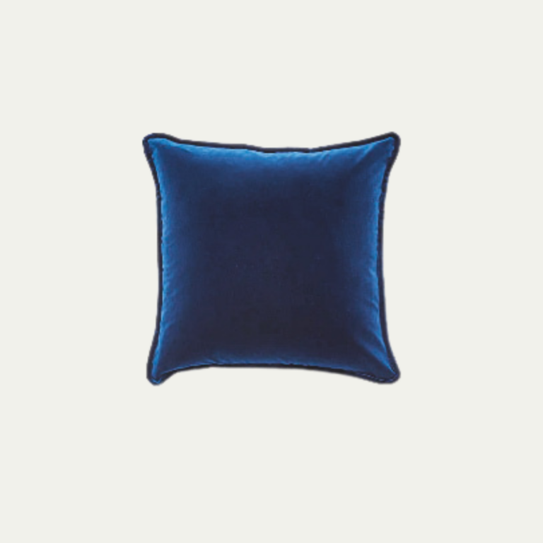 Velvet midnight bluecushion